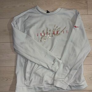Nike White Long Sleeve Shirt
